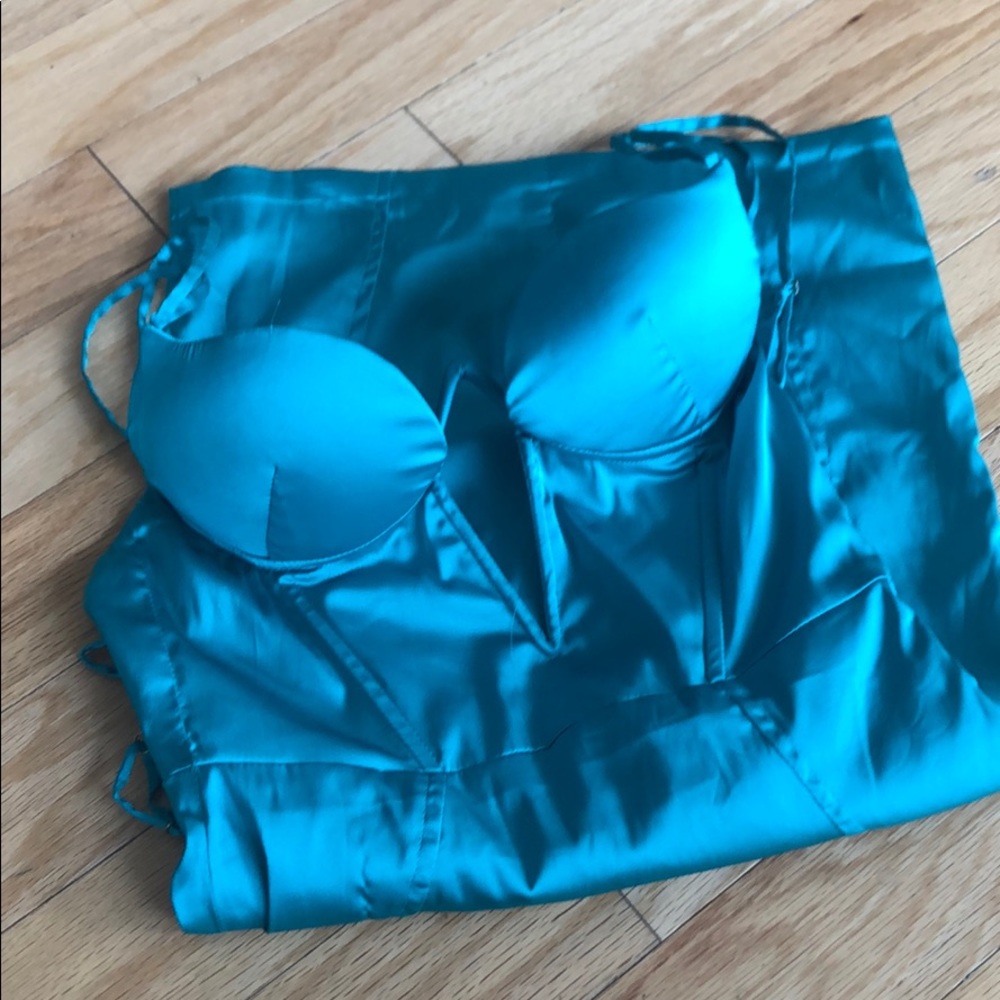 Oh Polly Satin Mini Dress